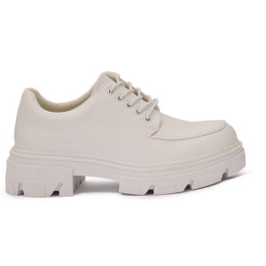 Γυναικείο Loafer Άσπρο Δερματίνη κωδικός:2E9XX18809-19
