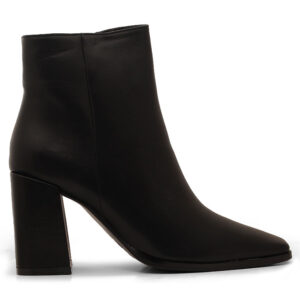 Γυναικείο Ankle Βoot Μαύρο Δερματίνη κωδικός:8519
