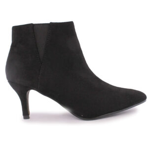 Γυναικείο Ankle Boot Μαύρο Suede κωδικός:Q4AX2856-20
