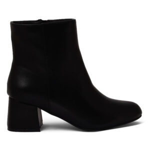 Γυναικείο Ankle Boot Μαύρο Δερματίνη κωδικός:U1AX363-1