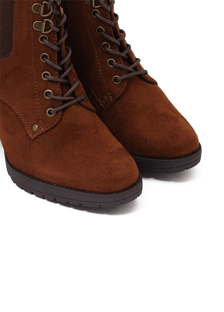 Γυναικείο Ankle Boot Κάμελ Suede κωδικός:HFN-1177 Γυναικείο Ankle Boot Κάμελ Suede κωδικός:HFN-1177