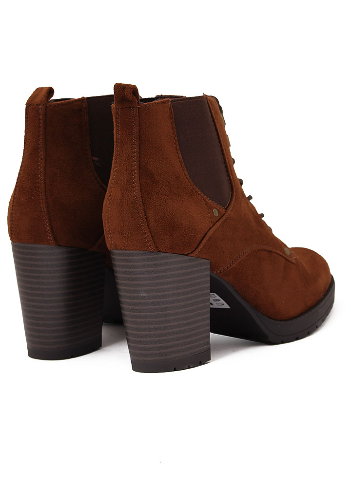 Γυναικείο Ankle Boot Κάμελ Suede κωδικός:HFN-1177 Γυναικείο Ankle Boot Κάμελ Suede κωδικός:HFN-1177